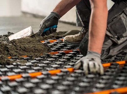 Padlófűtés rétegrend kialakítása - 3. lépés