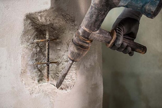 Beton javítása - előkészítés