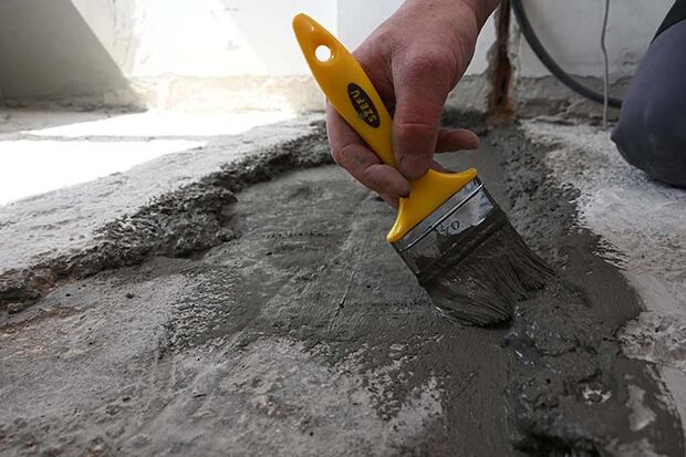 Beton tapadóhíd - A KONTAKT CT felhordása - Cemix